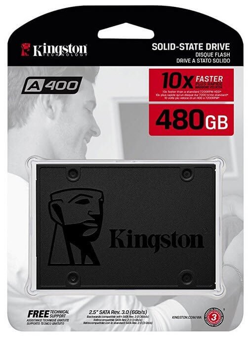 DISCO SSD KINGSTON A400 480GB SATA